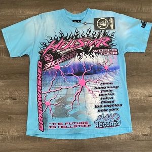 Hellstar Neuron TShirt Blue Size Small